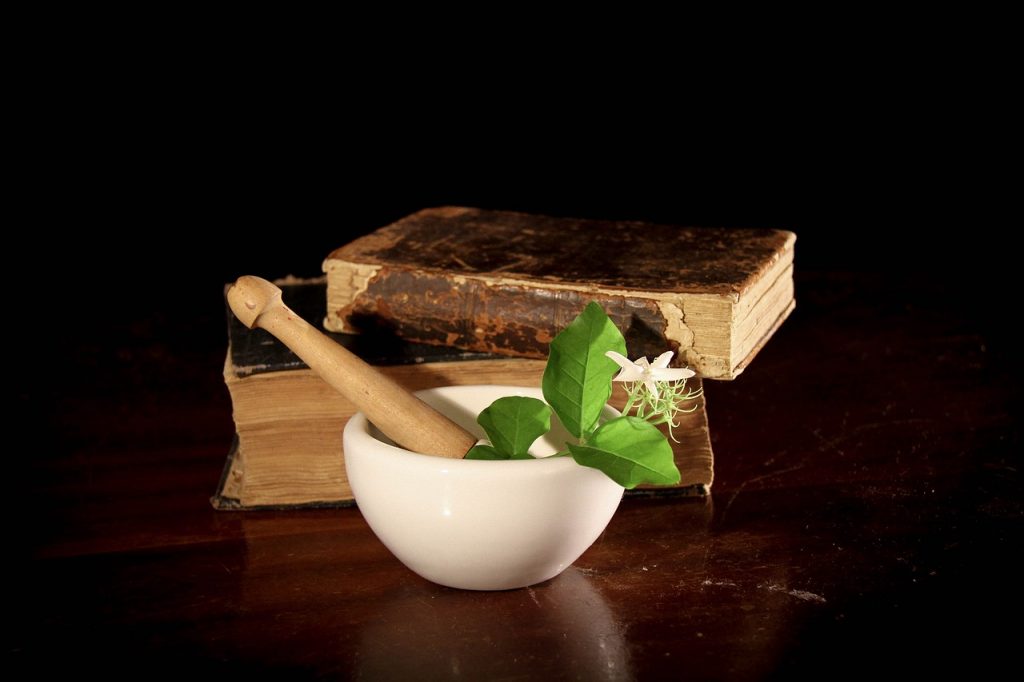 Krafttiere, Heilige und Pflanzen in Namen von Apotheken